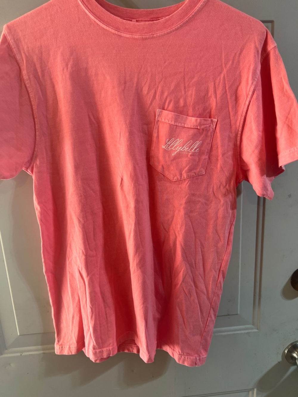 Lillybelle Coral Pocket Tee